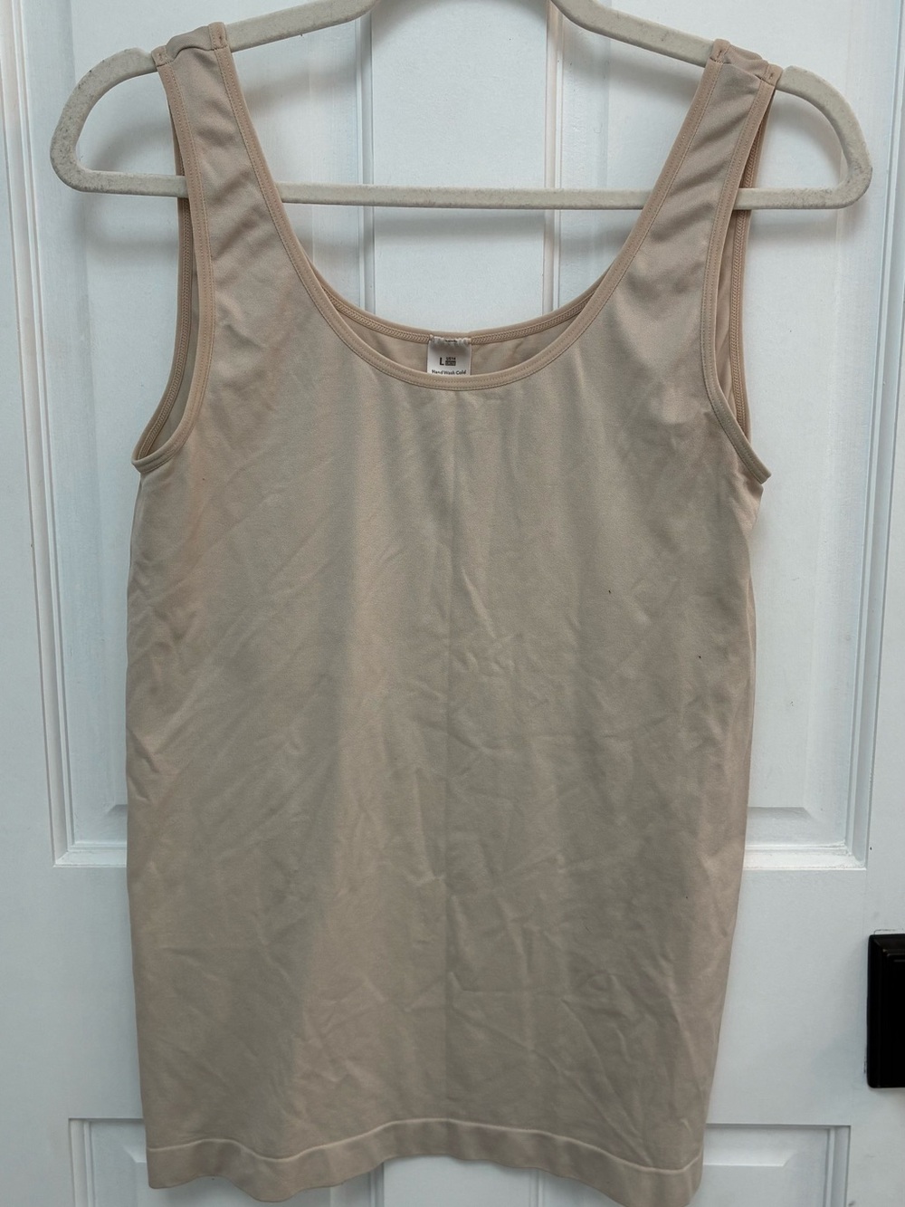 Everyday Scoop Neck Tank Top in Neutral Beige